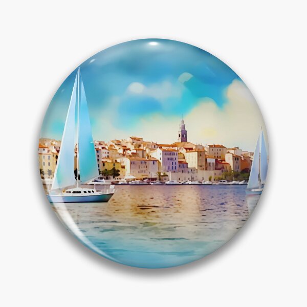 Item preview, Ciudad costera designed and sold by Wallart-Nisyo.