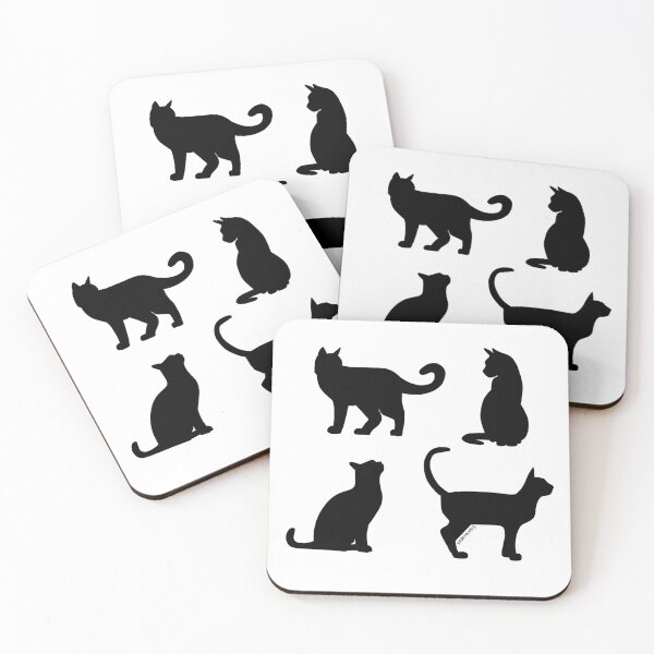Item preview, Cat Silhouettes  designed and sold by LisaMichelleArt.