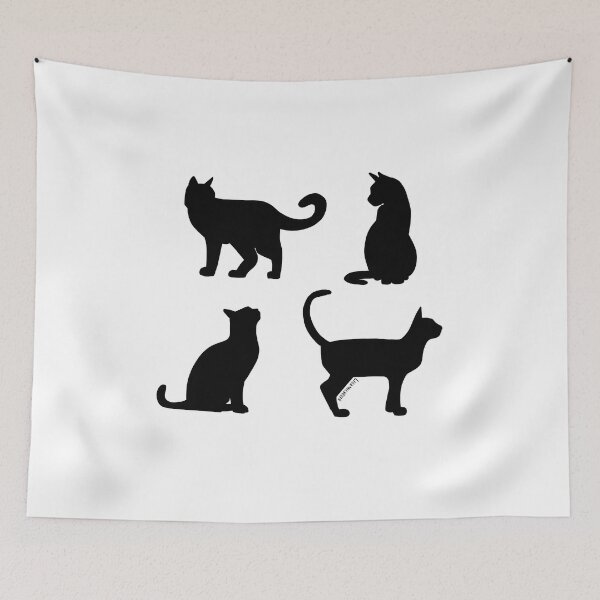 Item preview, Cat Silhouettes  designed and sold by LisaMichelleArt.