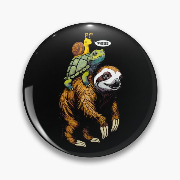 Item preview, Sloth Turtle Snail Piggyback Slow Animal Speed Race designed and sold by GrandeDuc.