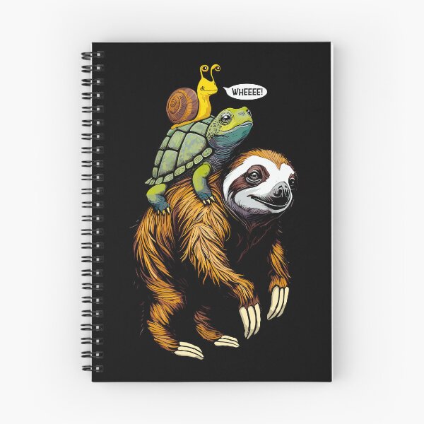 Item preview, Sloth Turtle Snail Piggyback Slow Animal Speed Race designed and sold by GrandeDuc.