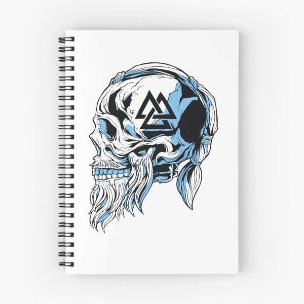 Item preview, Calavera guerrero vikingo designed and sold by JanooFactory.