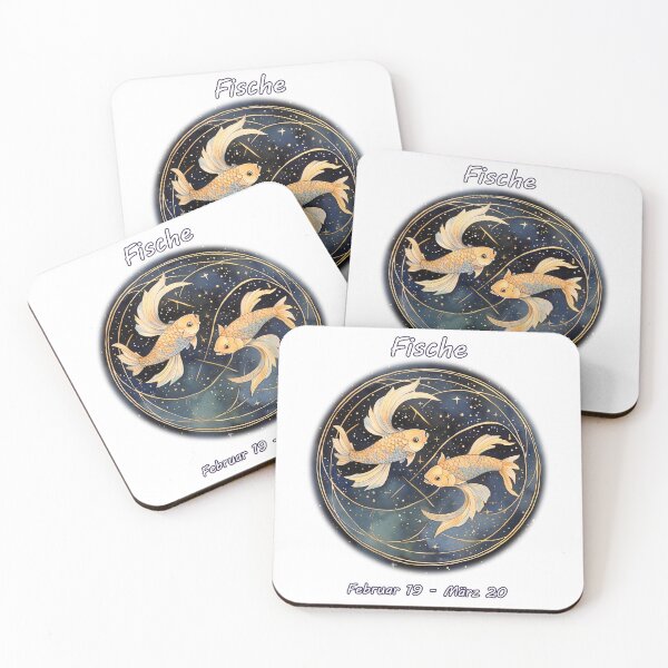 Item preview, abstract fantasy zodiac sign Pisces fishes fische designed and sold by Picture-Art.