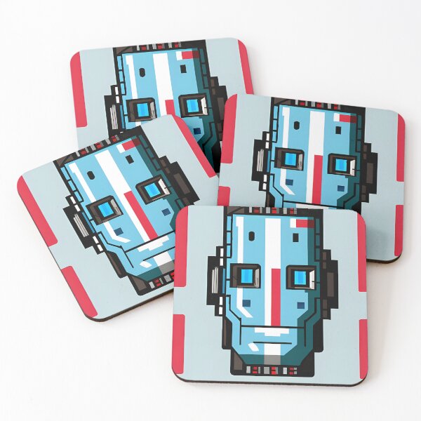 Item preview, Pixel robot face designed and sold by brandway.