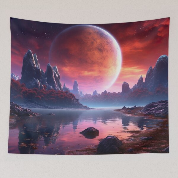 Item preview, Planets Landscape - Red Planet designed and sold by unknown-places.
