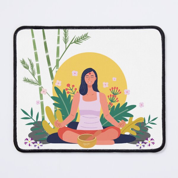 Item preview, yoga mandala relaxe lotus designed and sold by DESIGNIRIS.