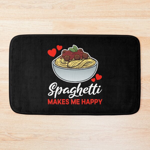 Aperçu de l'œuvre Spaghetti Meatballs make me happy saying créée et vendue par jonmlam.