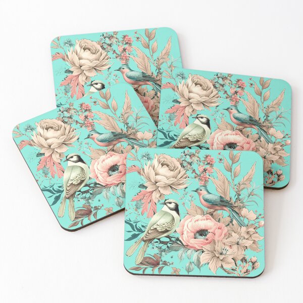 Item preview, Oriental floral print and Vintage Bird  designed and sold by LUEE-Design.