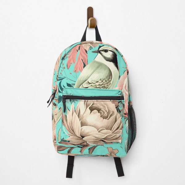 Item preview, Oriental floral print and Vintage Bird designed and sold by LUEE-Design.