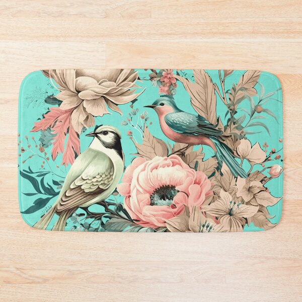 Item preview, Oriental floral print and Vintage Bird  designed and sold by LUEE-Design.
