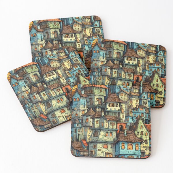 Item preview, Medieval Slum - Poster designed and sold by Mitch-Angelo.