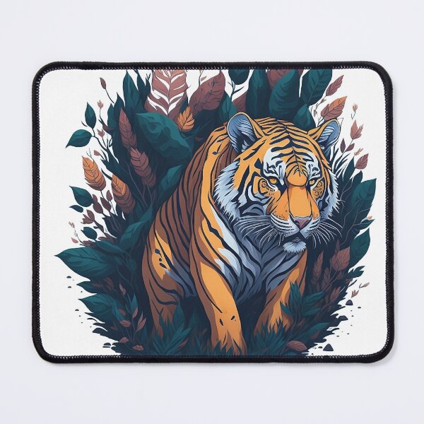 Item preview, Madness tiger in green. designed and sold by Amorndetch.