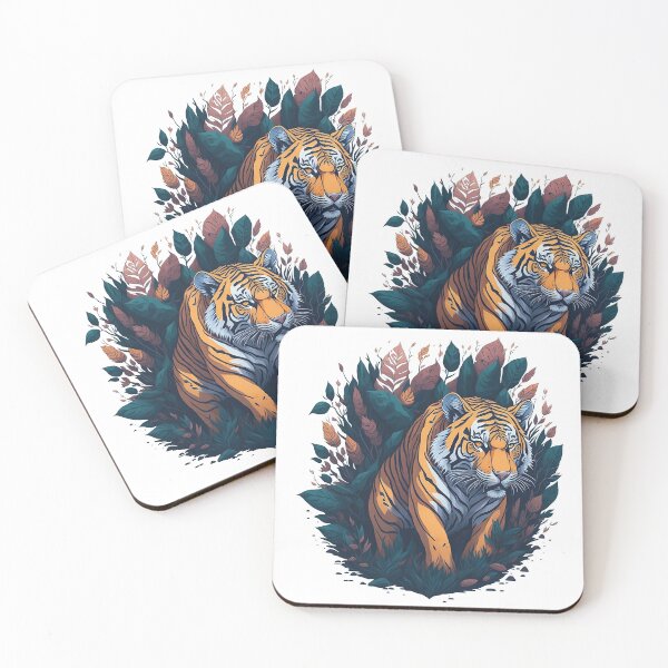Item preview, Madness tiger in green. designed and sold by Amorndetch.