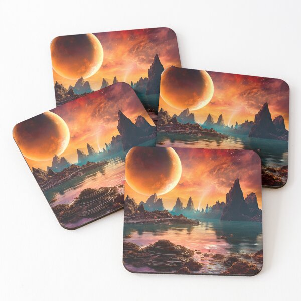 Item preview, Planeta sobre un paisaje impresionante designed and sold by unknown-places.