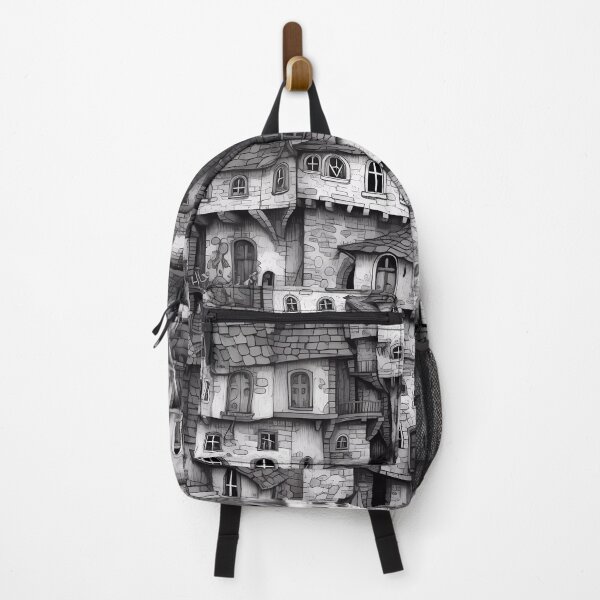Item preview, Medieval Slum B&W- Poster designed and sold by Mitch-Angelo.