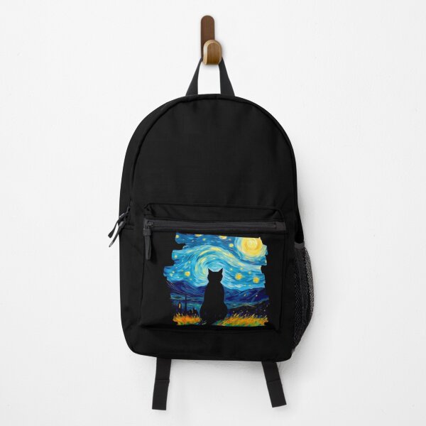 Item preview, Van gogh Style Black Cat  designed and sold by Vangoholic.