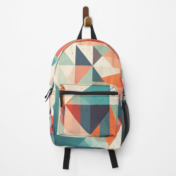 Item preview, Vibrant Abstract Geometric Artwork - "Alaskan Spirit" - Inspired by Alaska's Indigenous Culture and Landscapes - UHD Print for Home Decor and Apparel designed and sold by stateofhuman.