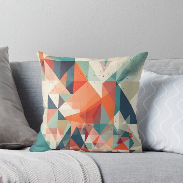 Item preview, Vibrant Abstract Geometric Artwork - "Alaskan Spirit" - Inspired by Alaska's Indigenous Culture and Landscapes - UHD Print for Home Decor and Apparel designed and sold by stateofhuman.