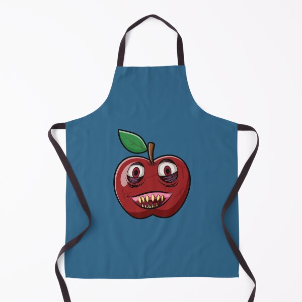 Item preview, Scary red apple fruit zombie  designed and sold by Donutlovers.