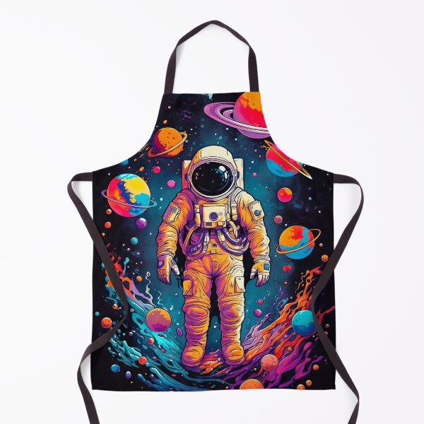 Artikelvorschau, Bunter Astronaut umgeben von Planeten entworfen und verkauft von unknown-places.