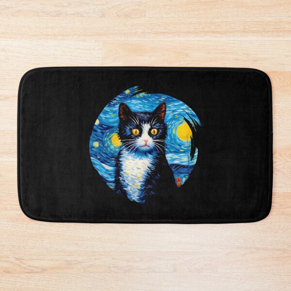 Item preview, Van gogh Style Black Cat  designed and sold by Vangoholic.