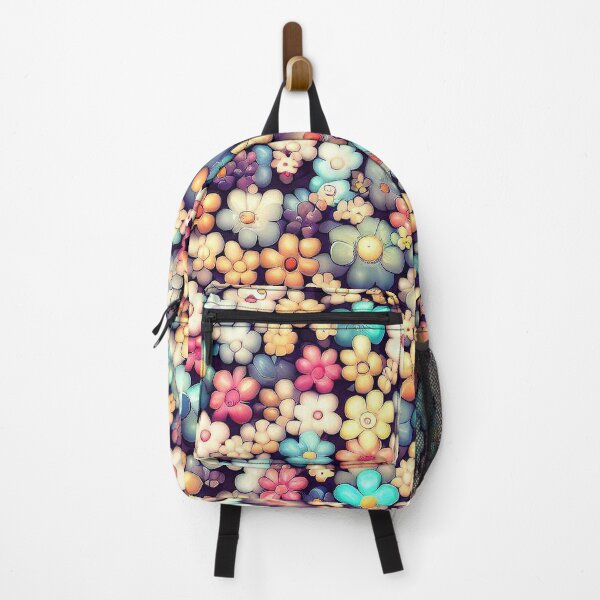 Item preview, Colorful retro anime Flower pattern designed and sold by TomFrontierArt.