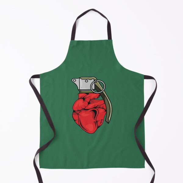 Item preview, Red heart explosive hand grenade heartbeat  designed and sold by Donutlovers.