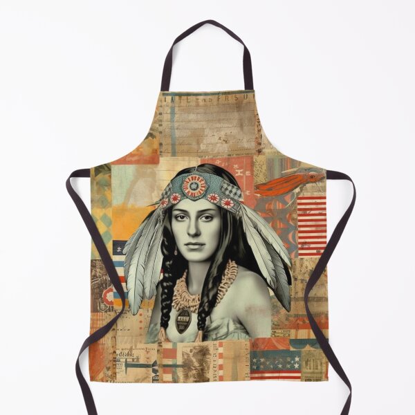 Item preview, America Beauty Retro Vintage Patchwork Collage Pattern of Americana designed and sold by BrandonArtWorld.