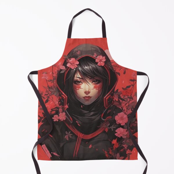 Item preview, Aesthetic Japanese style Geisha-Ninja-Anime Girl designed and sold by NapNapSleeper.