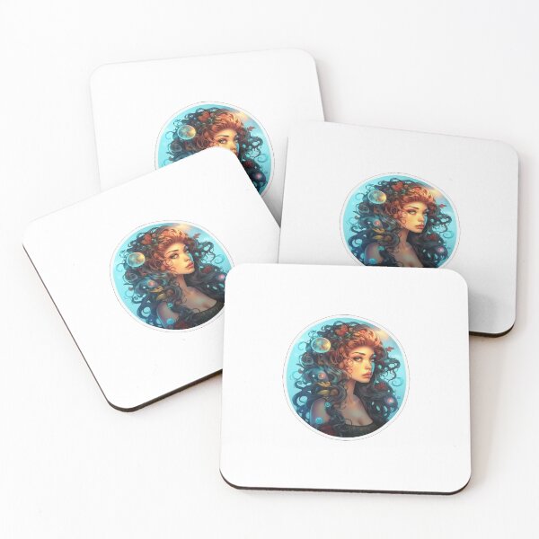 Item preview, Colorful Water Witch | Feminine Energy Aesthetic | White designed and sold by FantasySoul.