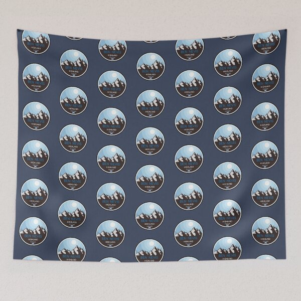 Item preview, Ben nevis scottish mountain in highland  designed and sold by Donutlovers.