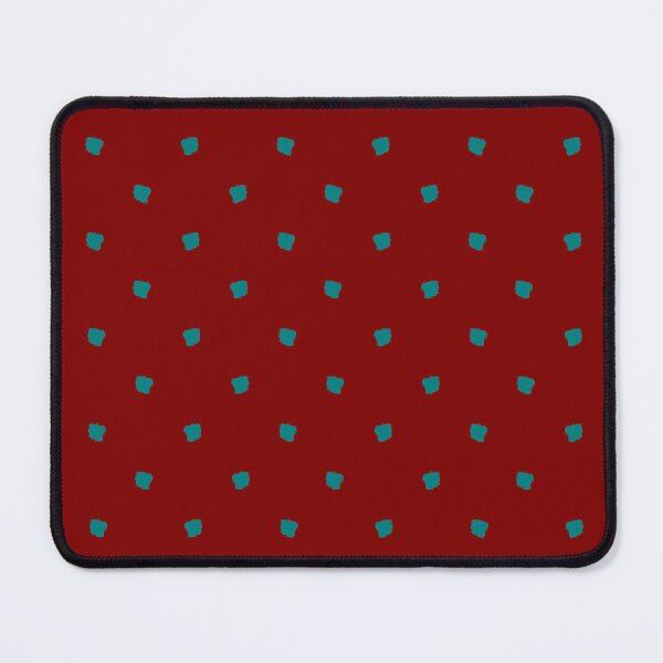 Item preview, Paint Splash Polka Dot: Blue On Maroon designed and sold by TheScraggyBeard.