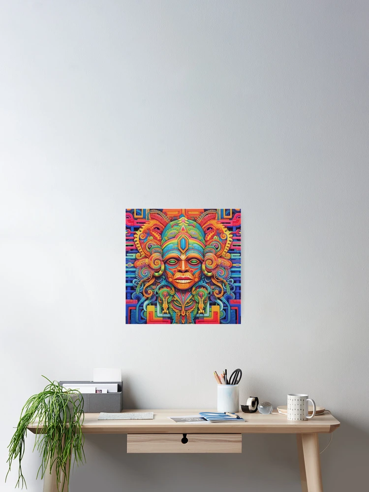 Thumbnail 2 of 3, Poster, Abstract Aztec Patterns designed and sold by Desfix.
