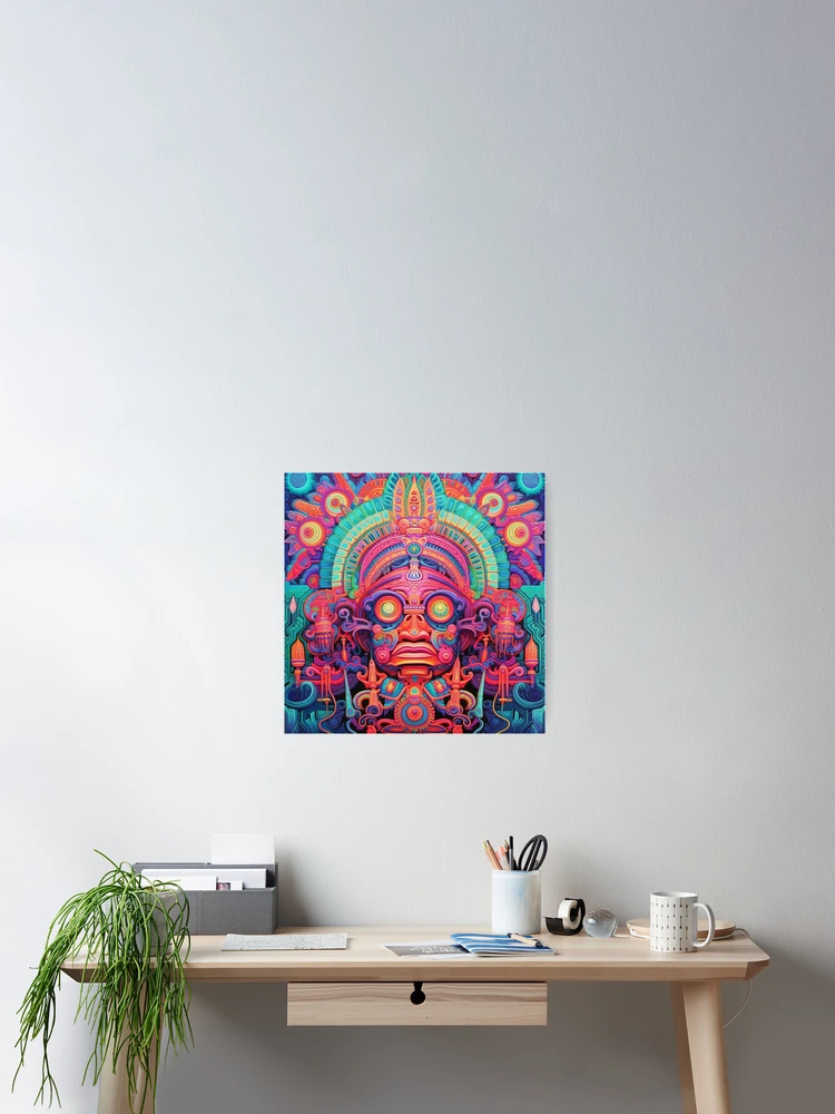 Thumbnail 2 of 3, Poster, Abstract Aztec Patterns designed and sold by Desfix.