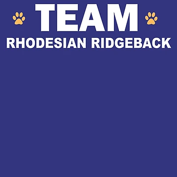 Artwork thumbnail, Team Rhodesian Ridgeback by AlwaysAwesome