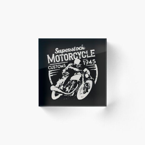 Item preview, Costumbres de motocicletas Vintage Superstock designed and sold by SilverfireArt.