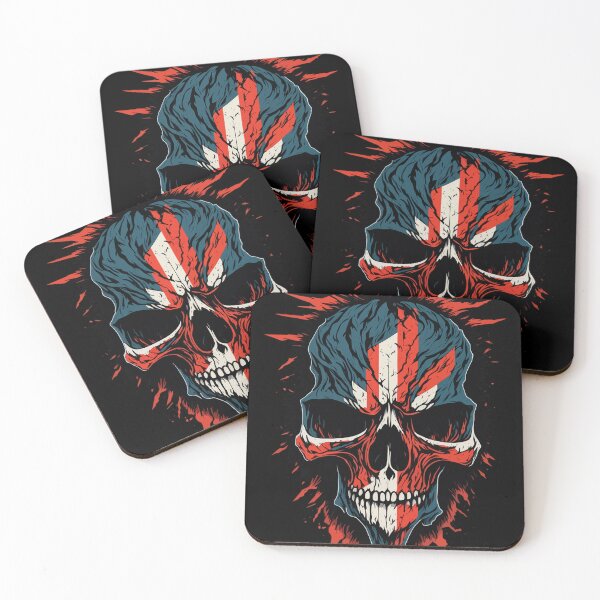 Item preview, British Flag Skull designed and sold by GangBangGang.