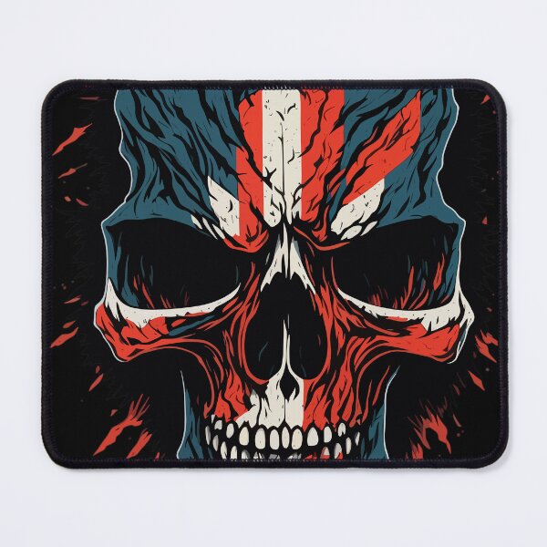 Item preview, British Flag Skull designed and sold by GangBangGang.