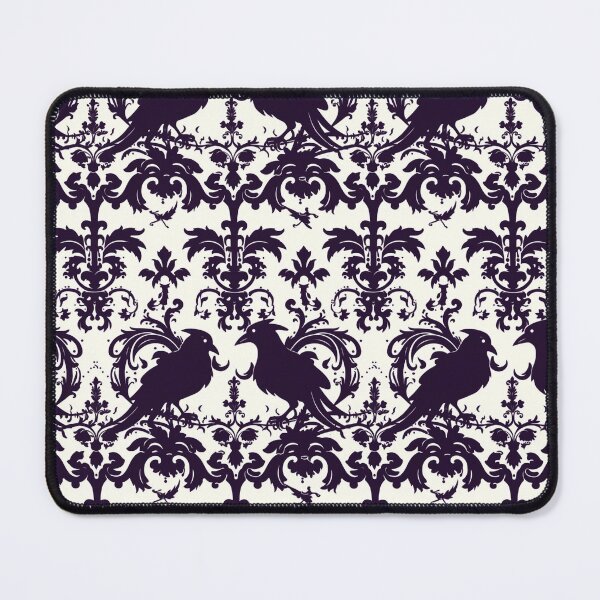 Item preview, Damask Raven Pattern  designed and sold by Eolithic.