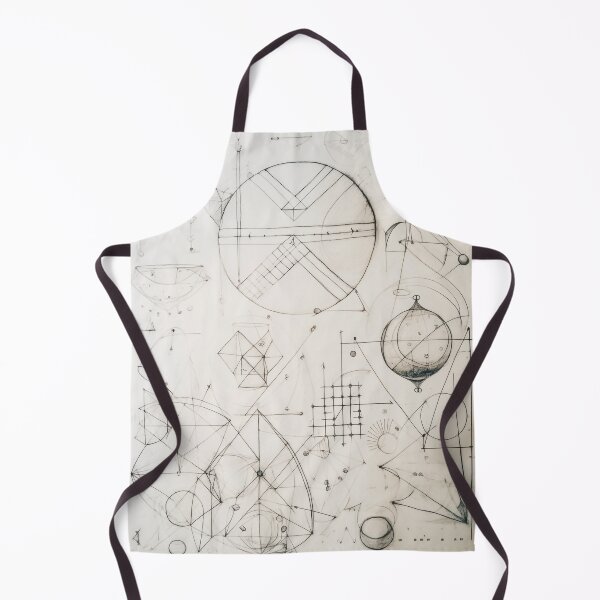 Item preview, Da Vinci's Legacy: Intricate Geometric Hand-Drawn Illustration" designed and sold by stateofhuman.