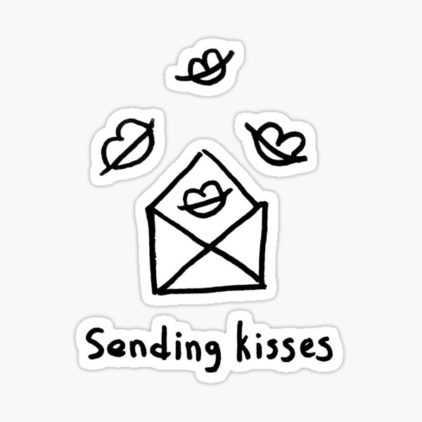 Sending kisses Sticker