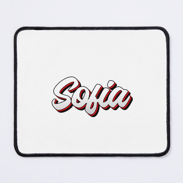 Item preview, Retro Sofia Name Label designed and sold by NafilNafiz.