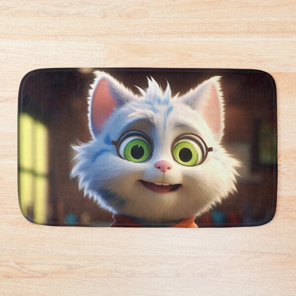 Item preview, Mischievous Cartoon Cat - Playful Kitty Art for Cat Lovers and Cartoon Enthusiasts designed and sold by DoPrint.