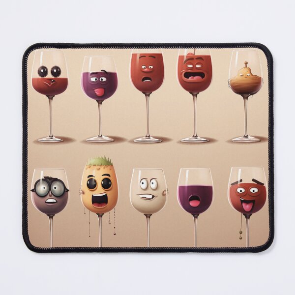 Item preview, Wine Style Emoji - Wine Glasses  designed and sold by SOMM DIGI ART .