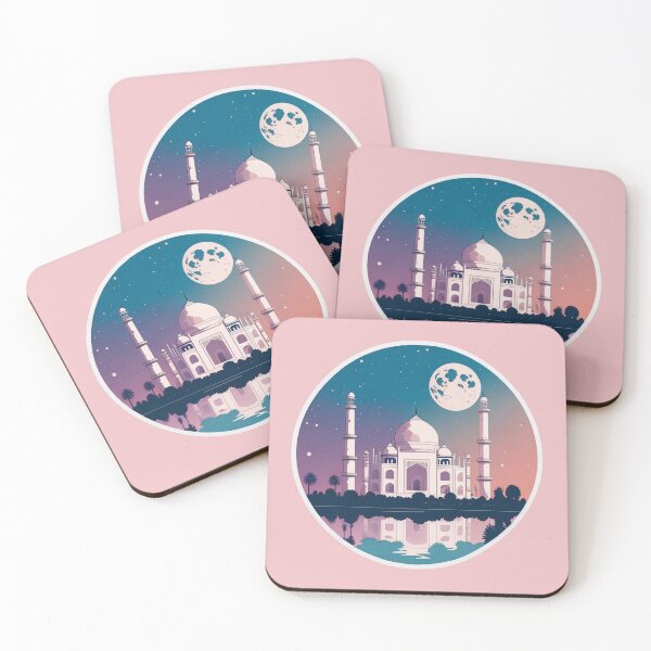 Item preview, Moonlit Majesty at Taj Mahal designed and sold by MiniArtworks.