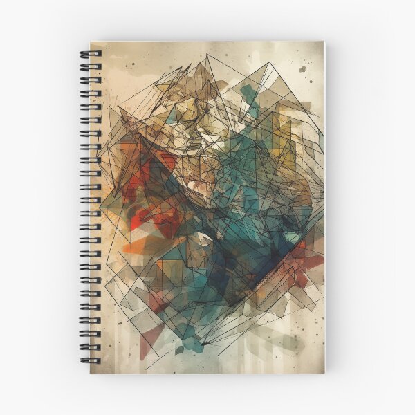 Item preview, "Heartlines" Modern Geometric Abstract Art - Heart-inspired Design designed and sold by stateofhuman.