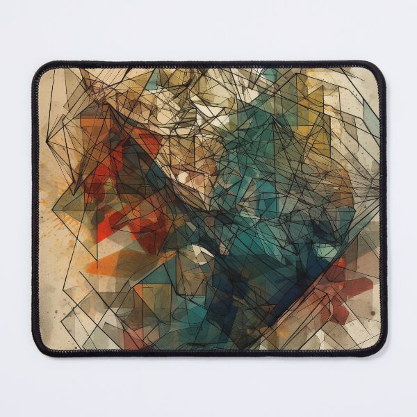 Item preview, "Heartlines" Modern Geometric Abstract Art - Heart-inspired Design designed and sold by stateofhuman.