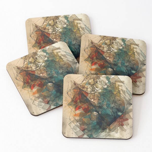 Item preview, "Heartlines" Modern Geometric Abstract Art - Heart-inspired Design designed and sold by stateofhuman.