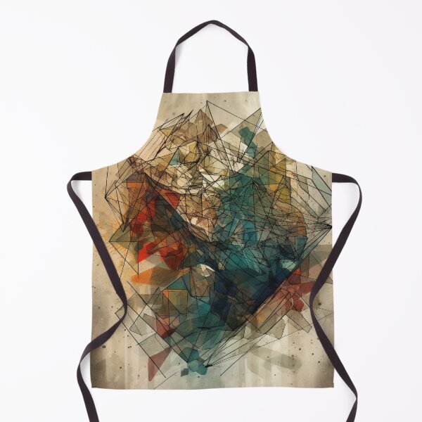 Item preview, "Heartlines" Modern Geometric Abstract Art - Heart-inspired Design designed and sold by stateofhuman.