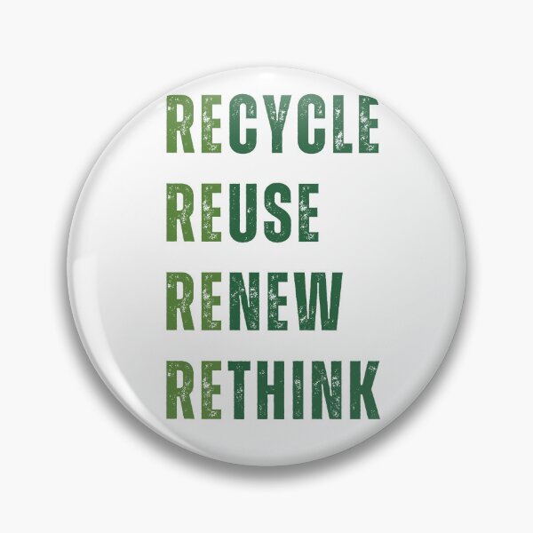 Item preview, reciclar reutilizar renovar repensar designed and sold by Mirksaz-designs.